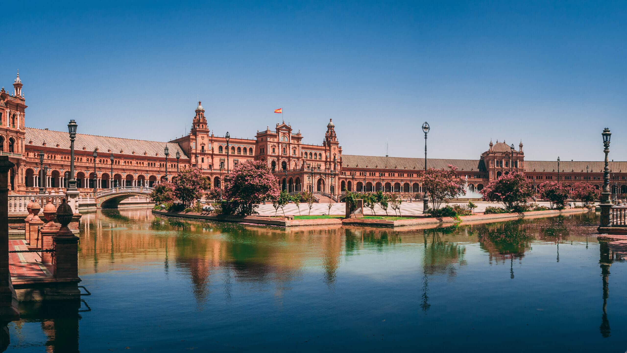 Plaza de Espana Seville Spanien